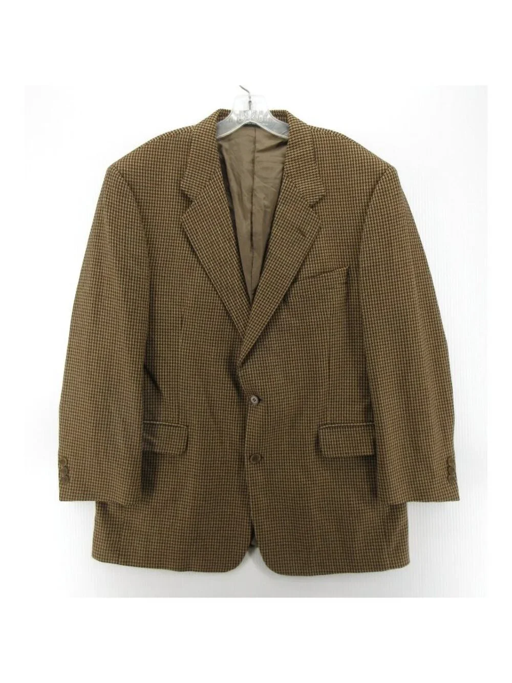 VTG Sport Coat 46 S Ermenegildo Zegna Cloth Blazer Tweed Houndstooth